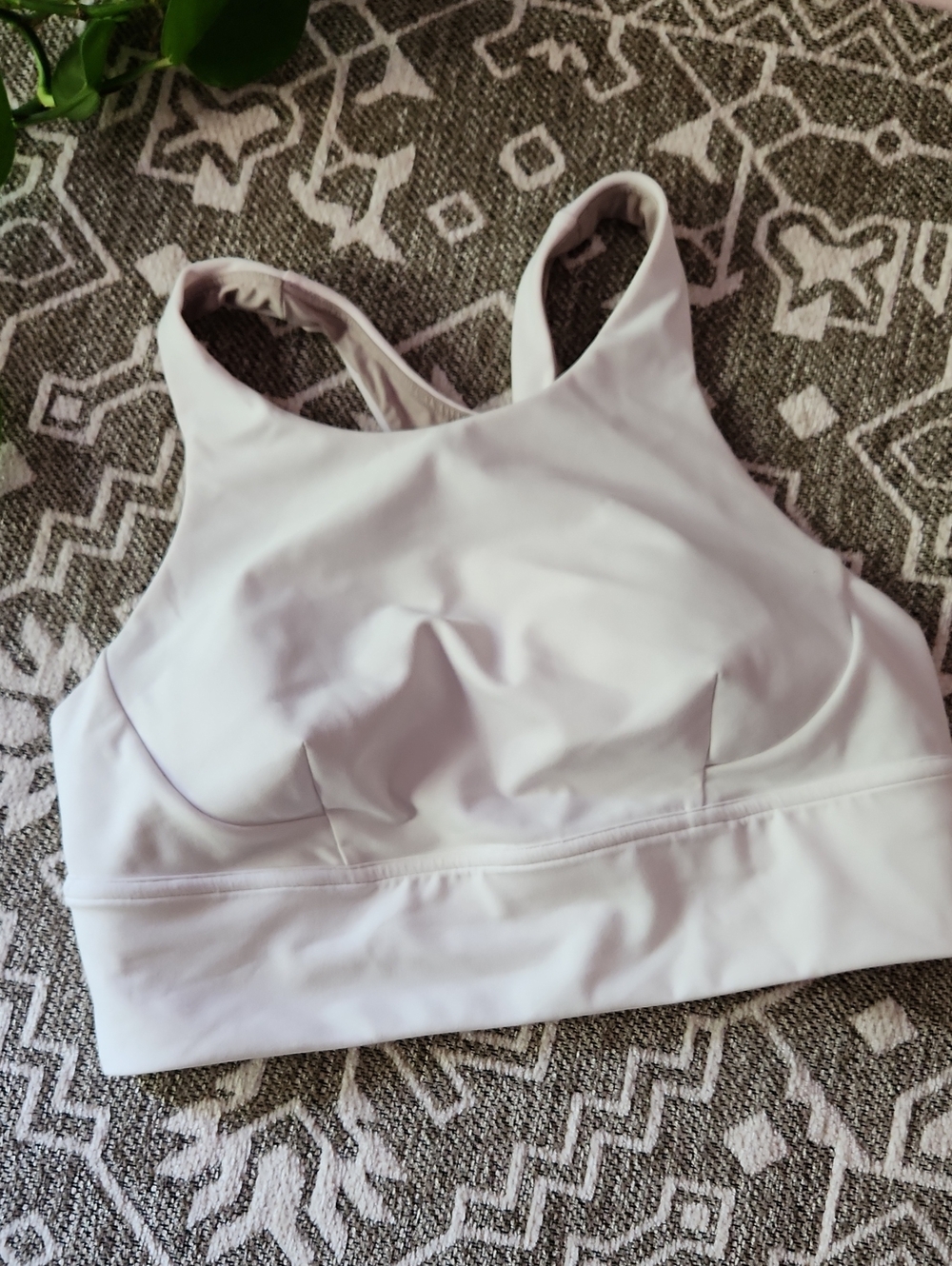 Lululemon Wunder Train Longline Bra Size 10 White
